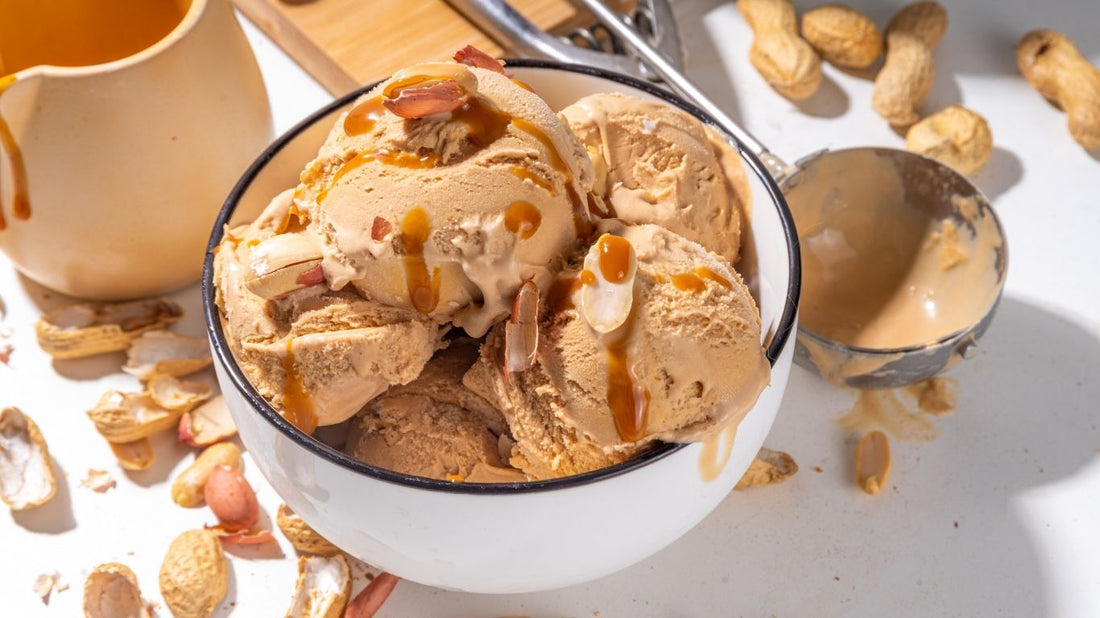 Înghețată cu unt de arahide