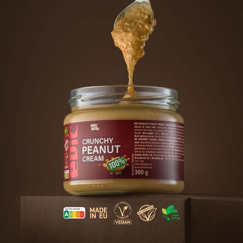 Cremă crocantă de arahide Epic Bites 300g