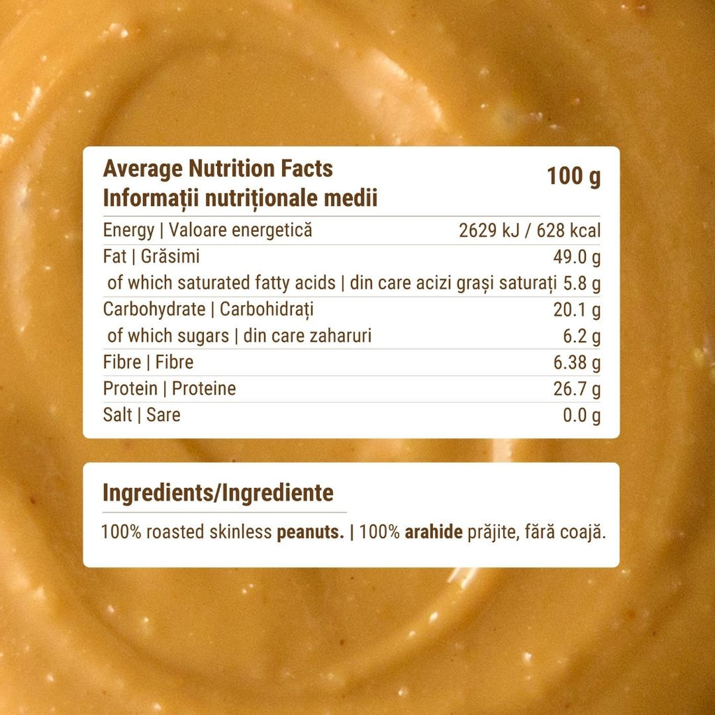 Cremă fină de arahide Epic Bites 300g