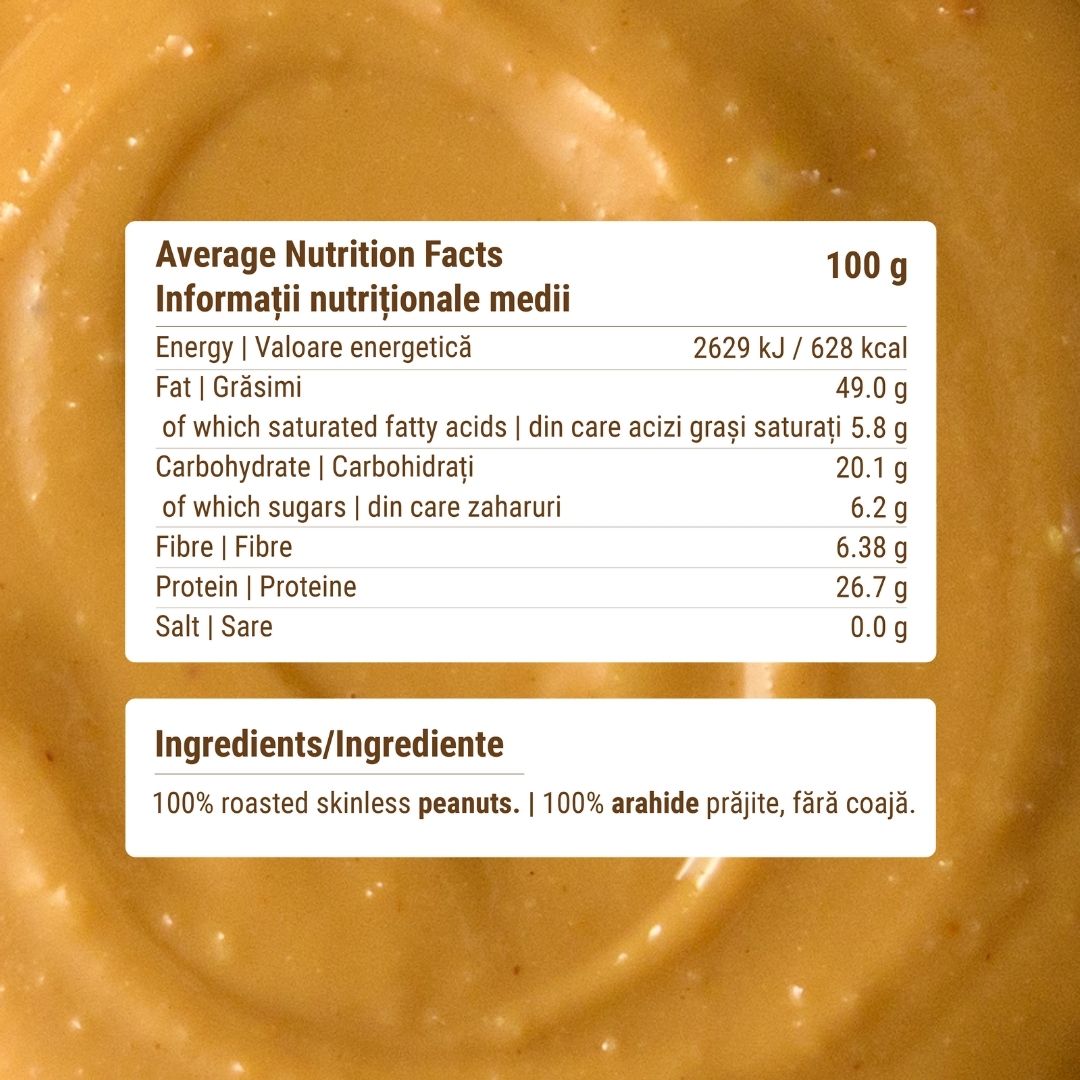 Cremă fină de arahide Epic Bites 300g