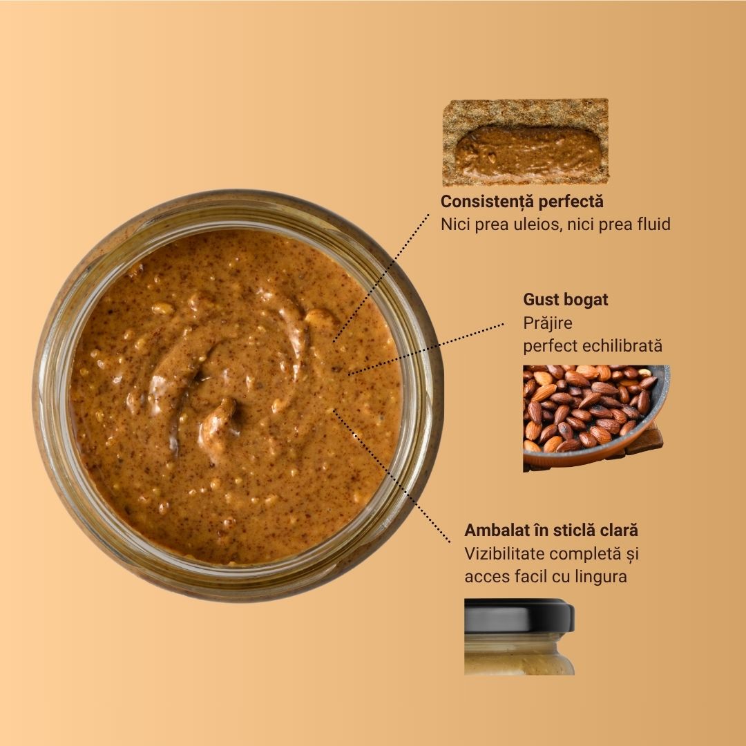 Cremă crocantă de migdale Epic Bites 300g