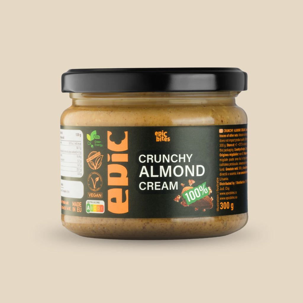 Cremă crocantă de migdale Epic Bites 300g