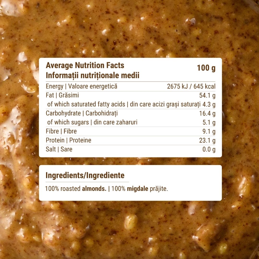 Cremă crocantă de migdale Epic Bites 300g